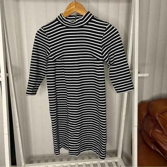 Anthropologie Seen Worn Kept Striped Dress - Size 4P - Picture 3 of 7